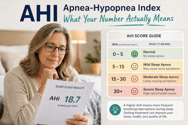 AHI Apnea-Hypopnea Index – What Your Number Actually Means