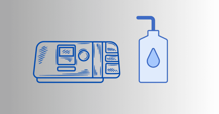 cpap machine distilled water